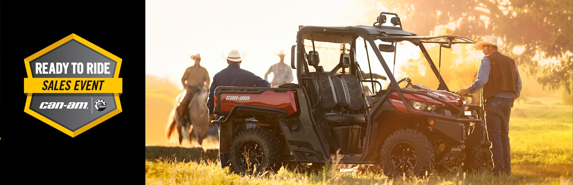 Can-Am: Ready To Ride Sales Event - Defender